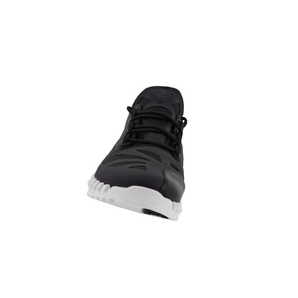 Ecco Zipflex Breathru Hm Sneakers Dam Svarta | SE 267YXF